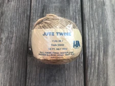 Hoover Allison Jute Twine 4 ply 140 Feet 53242