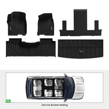 LASFIT Floor Mats for Chevrolet Tahoe / Cadillac Escalade 2021-2025 Cargo Mat