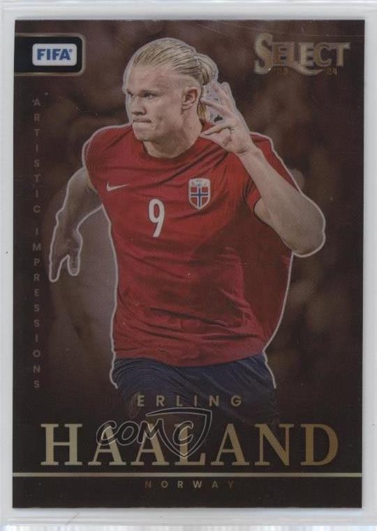 2023-24 Panini Select FIFA Artistic Impressions Erling Haaland #9