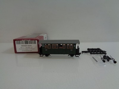 Bemo H0e 3002 821 Personenwagen 2 Kl. der DB in OVP BH4485