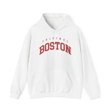 Original Boston Graphic Hoodie Unisex Heavy Blend™ Hooded Sweatshirt