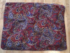 Ralph Lauren Burgundy Paisley Standard Pillow Sham