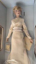 Franklin Mint Diana Princess of Wales Porcelain Doll with Accessories