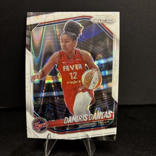 2025 Panini Prizm WNBA - Damiris Dantas #42 White Seismic Prizm