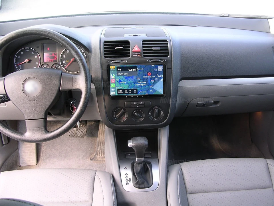 Radio estéreo de coche de 9" para Volkswagen Bora 2006-2015 Android 13 reproductor CarPlay Wifi Foto 2 de 4