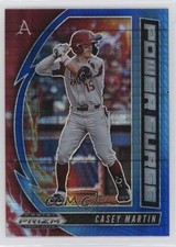 2020 Panini Prizm Draft Picks Power Surge Blue & Carolina Hyper Casey Martin 1u6