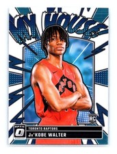 2024-25 Donruss Optic Basketball #10 Ja'Kobe Walter RC My House Holo Raptors