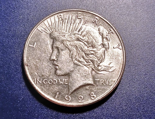 Nice AU 1928-S U.S. Peace Dollar