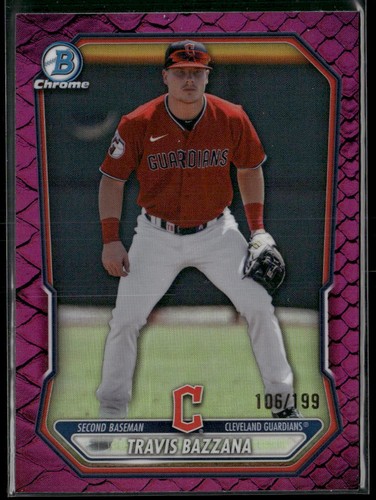 Travis Bazzana [Reptilian Refractor] #BCP-35 2026 Bowman Chrome Prospect card