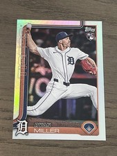2025 Topps Update Rainbow Foil Ryan Miller RC #US317 Tigers