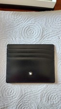 Montblanc Black Leather Dokumenten- und Karte...