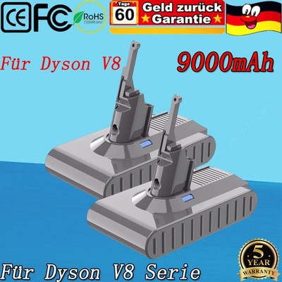 Für Dyson V8 Series 9Ah Akku SV10 Fluffy Absolute Animal Staubsauger Ersatzakku