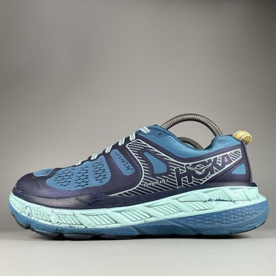 Hoka Stinson ATR 5 Women s 8.5 Seaport Aqua Haze Trail Running Sneakers Shoe GUC