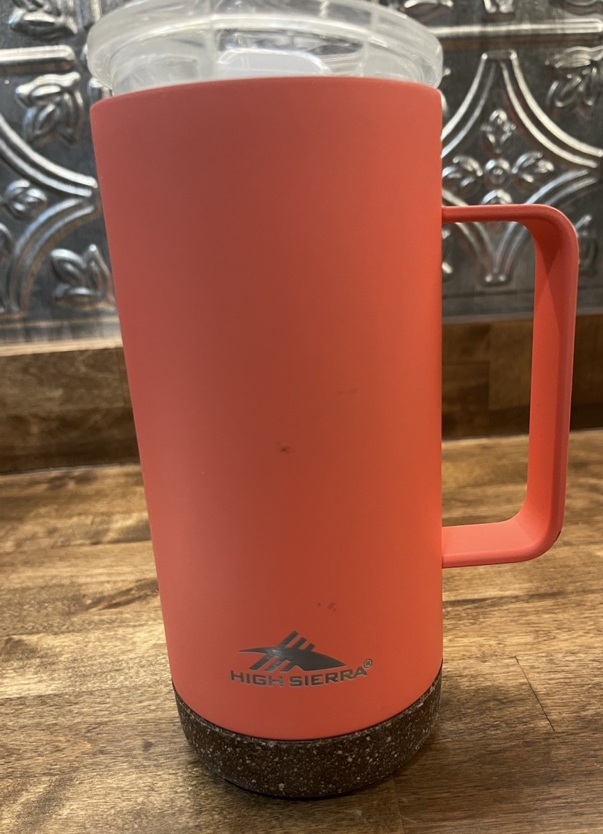 High Sierra Insulated Travel Mug w/ Handle Stainless Steel Coffee