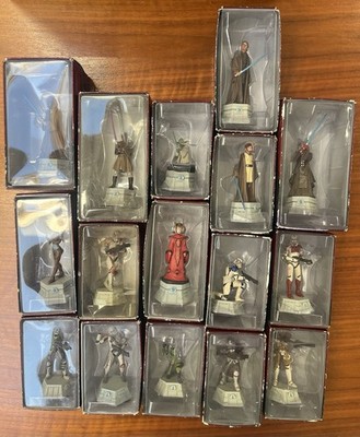 Star Wars Figuren Schach Chess De Agostini Hand Painted Komplettset Light Side