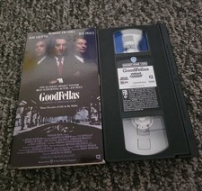 1991 Vintage Goodfellas Movie VHS Tape EUC Tested Robert DeNiro Mafia