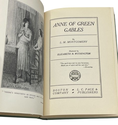 L M MONTGOMERY / Anne of Green Gables 1934 - Bild 5 von 6