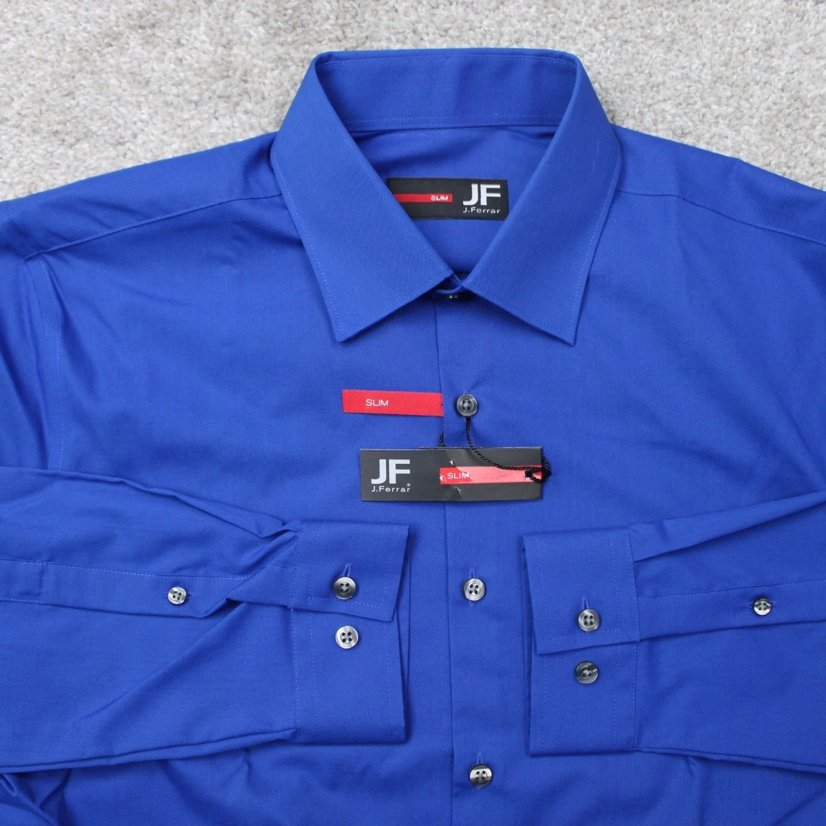 J. Ferrar Slim Casual Men's Spread Collar Dress Shirts for sale | eBay J. Ferrar Slim Casual Men's Spread Collar Dress Shirts for sale | eBay