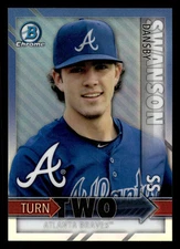 2016 Bowman - Chrome Turn Two - #TT-SN Sean Newcomb / Dansby Swanson