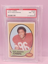 1970 Topps - Buck Buchanan #220 PSA 8 NM-MT