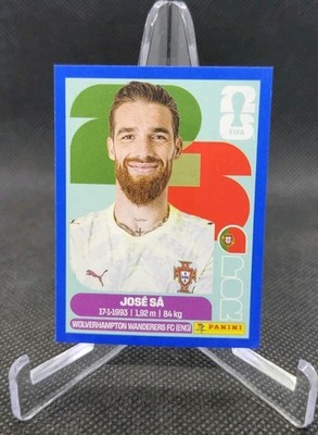 2026 Panini World Cup BLUE PARALLEL STICKER JOSE SA POR 3