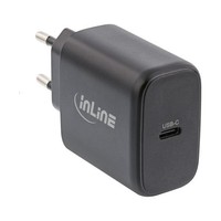 Inline Usb Pd Netzteil, Gan LadegeräT, Single USB-C Power Delivery, 65W, Schwarz
