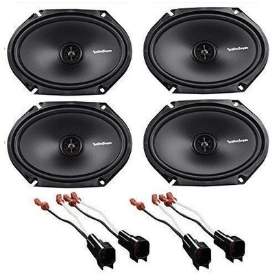Rockford 6x8'' Front+Rear Speaker Replacement For 2005-07 Ford F-250/350/450/550