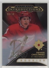 2018 Ultimate Collection Introductions Onyx Black 6/10 Dennis Cholowski Auto 1pc