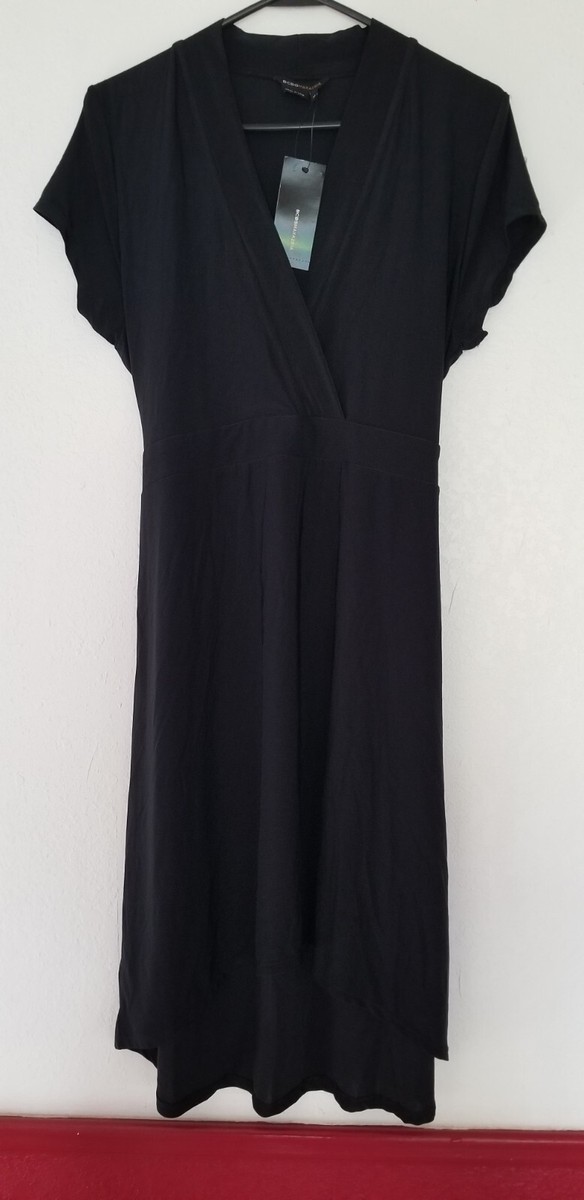 bcbg black midi dress Bcbg New York Asymmetric Midi Dress, 14 / Black