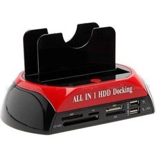 Station d'accueil dock pour disque dur 2,5"/3,5" USB pour SSD HDD SATA IDE HUB