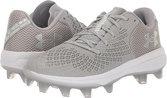 Женская бутса для софтбола Under Armour Glyde 20 Mt из ТПУ серая Sz-6 9490₽