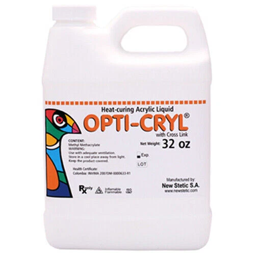 NEW STETIC Opti-Cryl Heat Cure Liquid Monomer