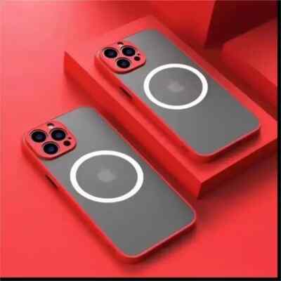 Armor Shockproof case iPhone MagSafe Wireless Charging Matte Cover iPhone 14 Pro