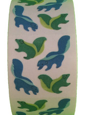 400 Skunk Stickers in roll of 100 modules 2" x 2" , each sticker 1.25", RFZ1005