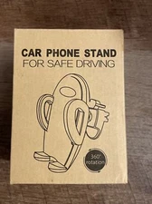 Universal Car Cell Phone Stand Multi Functional Mount 360 Rotation Silicone Grip