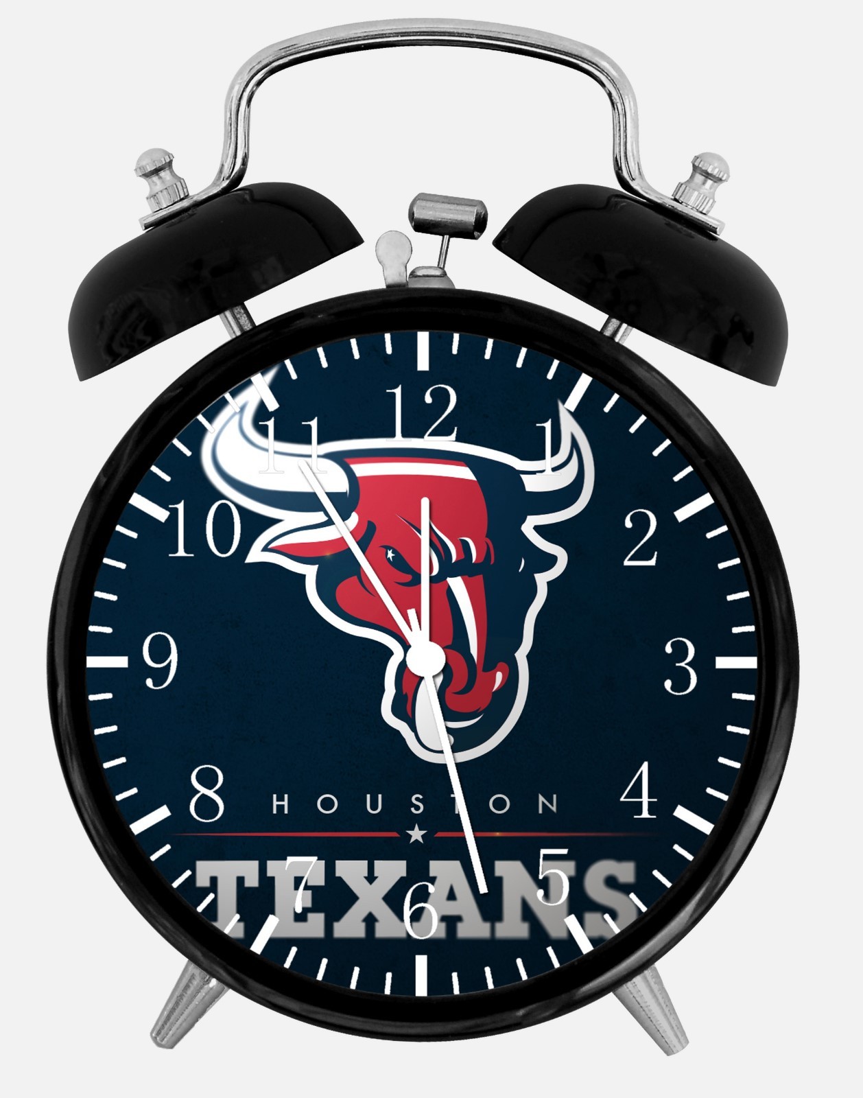 Houston Texans Alarm Desk Clock 3.75" Home or Office Decor E199 Nice For Gift