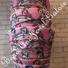 Unicorn foe unicorn elastic unicorn hair ties Lularoe foe inspired unicorn- 5/8