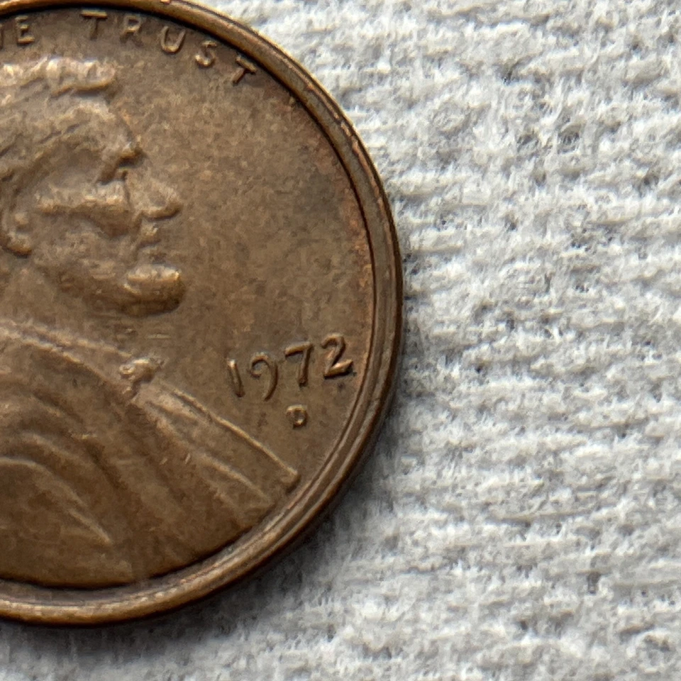 1972 D Lincoln Cent DDO Half Front Side - Image 3 of 4