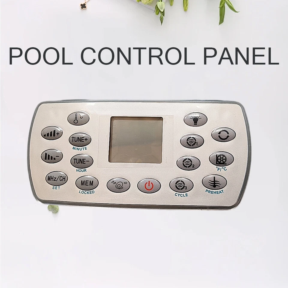 Panel de control superior de bañera de hidromasaje KL8-3H - para J&J JNJ Kingston funciona con calentador LX K1 Foto 2 de 4