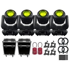 JMAZ Lighting JZ3013 Attco Beam 230 DMX Gobo Moving Head Light Fixtures 4 Pack