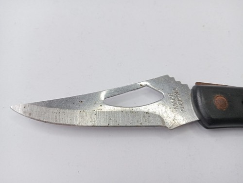 Folding Knife Collectible Pocket Travel Accessory Tourist Black Beautiful Rare - Picture 7 of 19