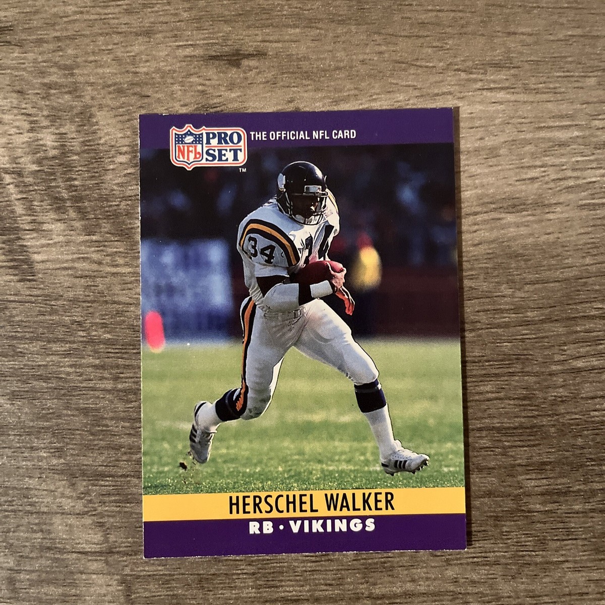 1990 Pro Set Herschel Walker 197 Minnesota Vikings NFL
