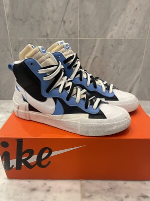 Nike Blazer Mid Sacai Black White University Blue Size 11.5 | BV0072-001