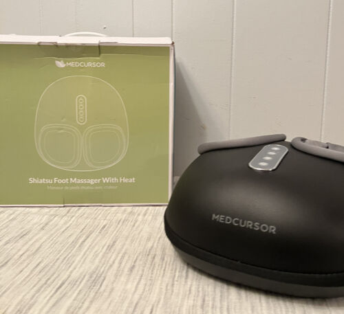 Medcursor MDFM400 schwarz grau Schmerzlinderung beheiztes Shiatsu Fußmassagegerät sehr schön - Bild 2 von 4