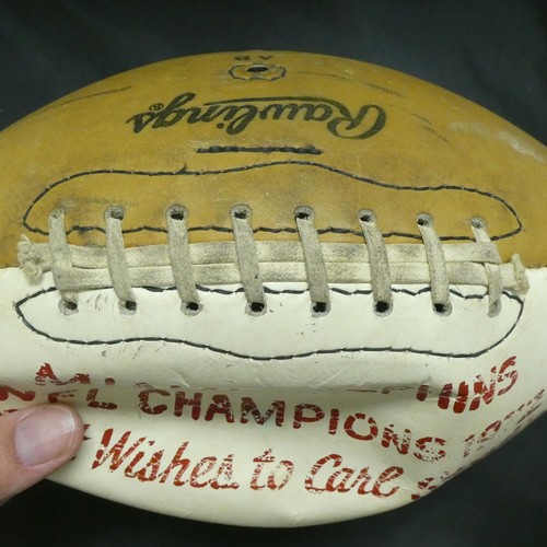 1972 Dolphins Presentation Football Signed by Don Shula - Picture 6 of 6