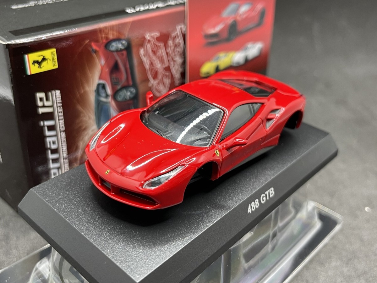 1/64 Kyosho Ferrari Collection 12 488 GTB red diecast model car