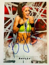 Bayley 2018 Topps WWE Road to Wrestlemania Autograph Auto /25