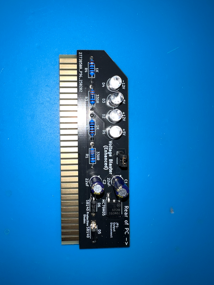 Voltage Blaster Modulo Alimentatore ATX Per PC Vintage - Fornisce -5V ISA - Migliorato