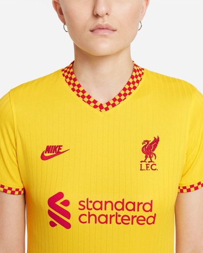 Nike Liverpool FC 2021/22 Stadium Third Jersey Soccer YNWA New Womens XL $90 - Picture 5 of 12