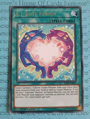 A.I. Love Fusion IGAS-EN053 Silver Rare Yu-Gi-Oh Card 1st Edition New